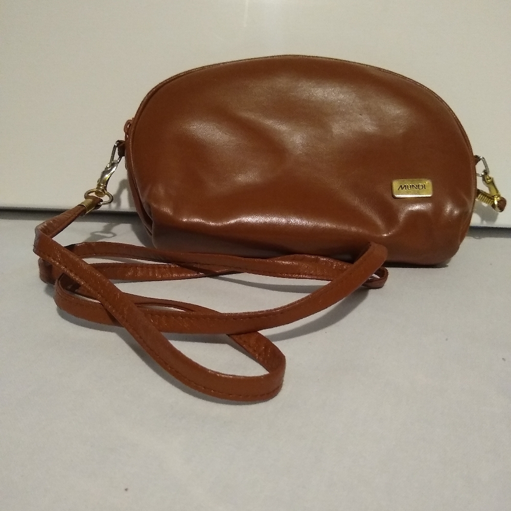 Brown Vinyl Purse